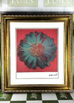 Andy Warhol-(1928-1987) "Flower for Tacoma Dome" Lithograph