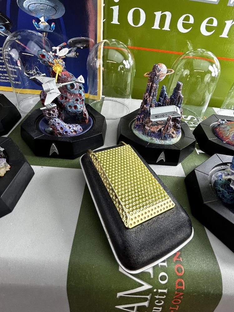 Star Trek Franklin Mint Diorama Set & Intercom Collectables - Image 2 of 4