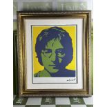 Andy Warhol-(1928-1987) "John Lennon" Numbered Lithograph