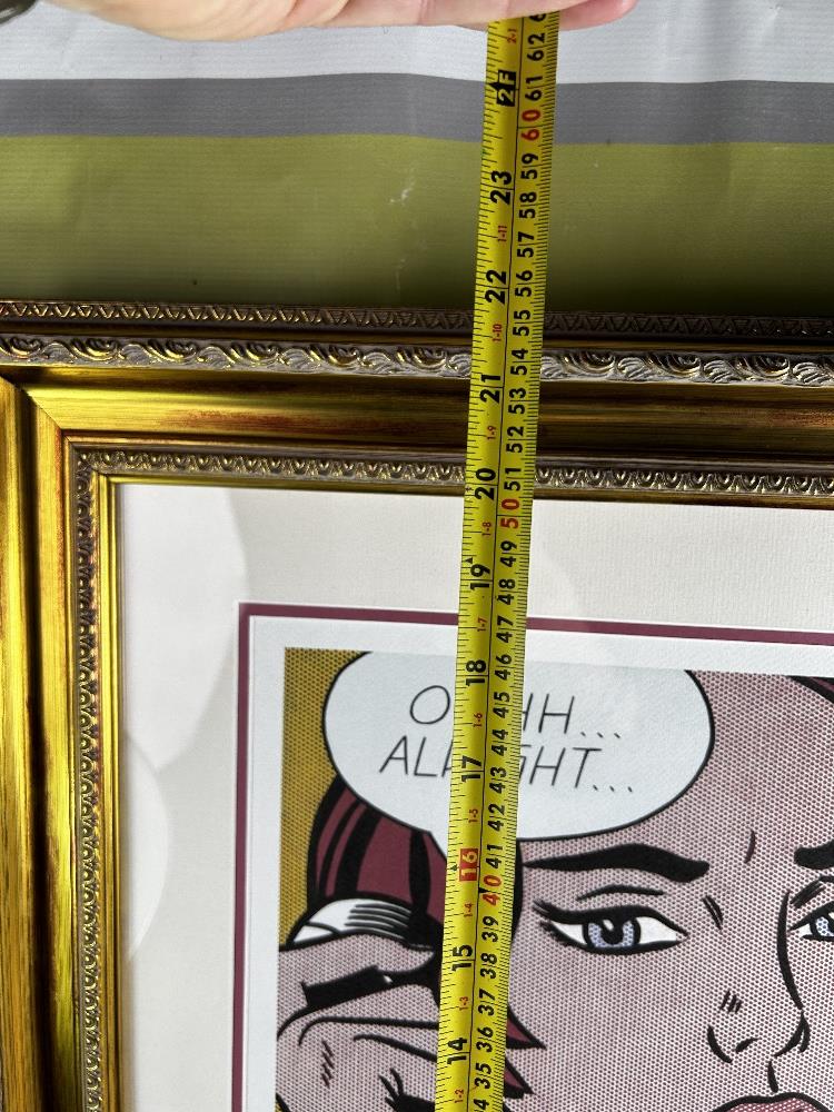 Roy Lichtenstein "Oh Right" Ltd Edition Lithograph - Image 6 of 7