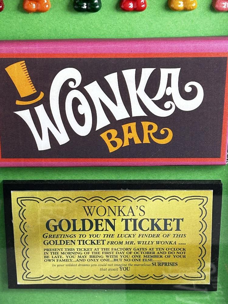 Charlie & Chocolate Factory Wonka Bar & Golden Ticket & Sweets - Image 2 of 4