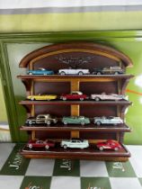 Franklin Mint Classic American Cars of the 50s & Display