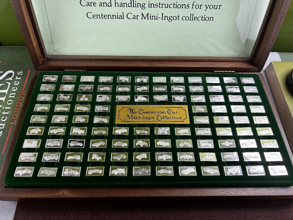 Franklin Mint - The Centennial Car Silver Mini Ingot Collection - Image 9 of 11