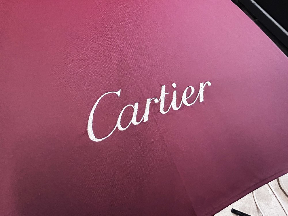 Cartier Paris - Umbrella Veritable Cherbourg Burgundy 100 - Image 2 of 8