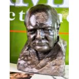 Sir Winston Churchill Bust By Oscar Nemon