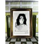 Andy Warhol-(1928-1987) "Jagger" Numbered Lithograph
