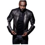 Idris Elba Designer Superdry Soft Leather Jacket Size Large