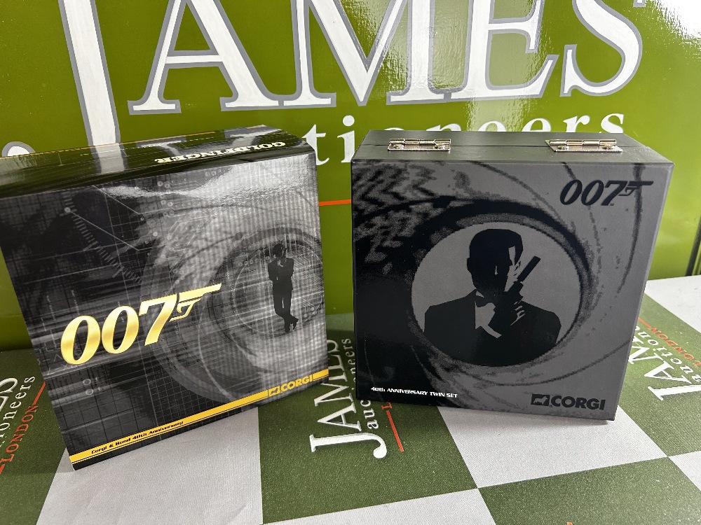 SOLD VIA BUY IT NOW-PLEASE DO NOT BID- Corgi Gold Plated James Bond - Aston Martin DB5 & V12 - Image 2 of 8