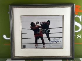 Joe Frazier Vs Muhammad Ali Heavyweight Champion Signed Picture