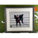 Joe Frazier Vs Muhammad Ali Heavyweight Champion Signed Picture