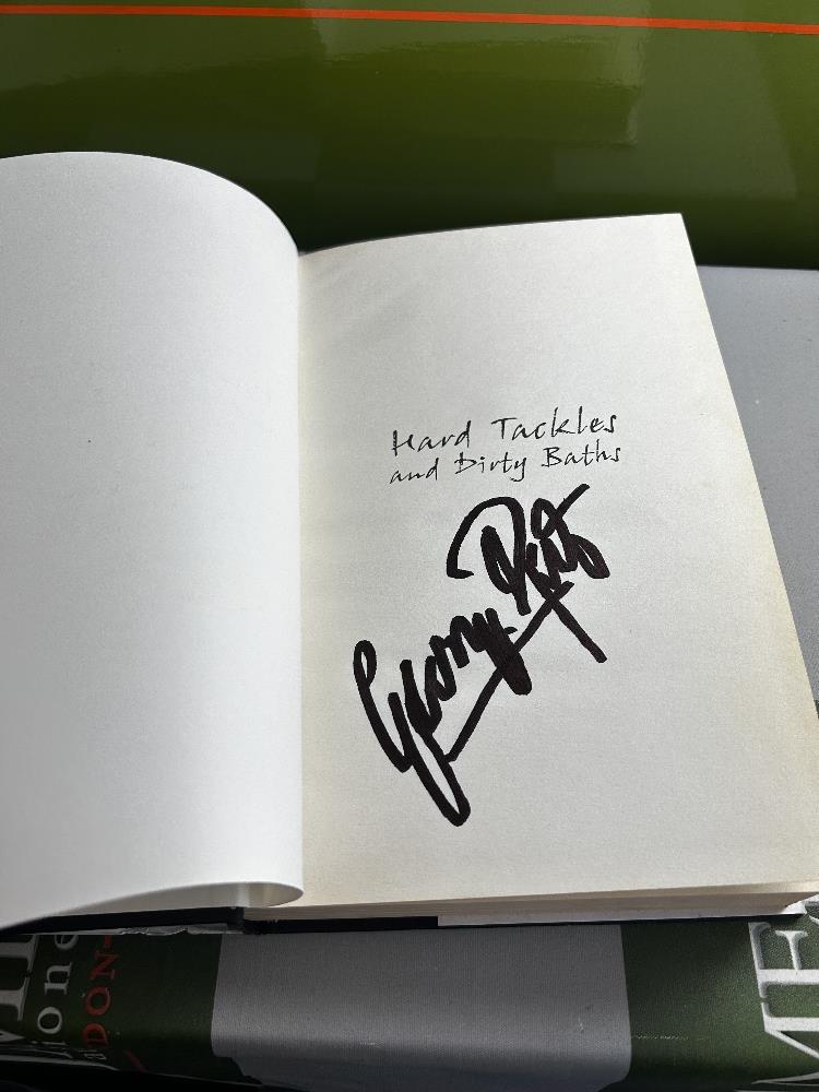 Signed George Best Book - Hard Tackles & Dirty Baths - Image 3 of 6