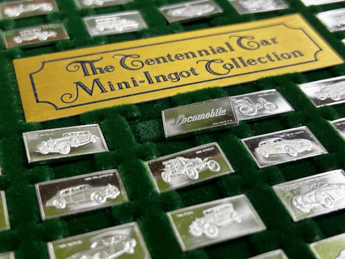 Franklin Mint &#8211; The Centennial Car Silver Mini Ingot Collection - Image 3 of 12