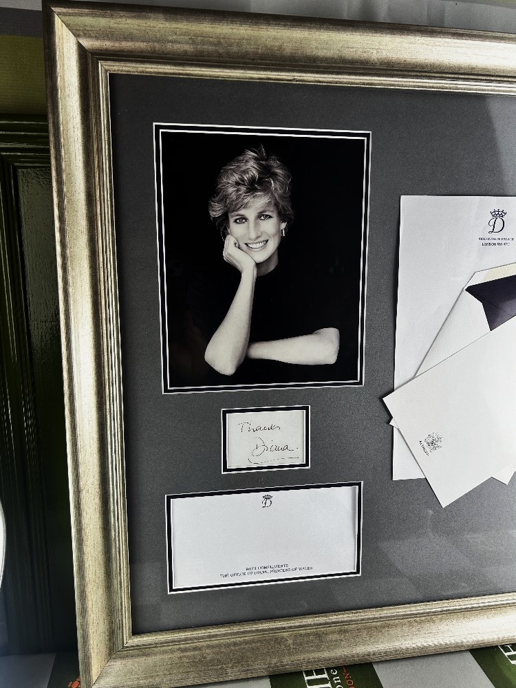 Lady Diana Spencer &#8211; One of a Kind Signed Montage. - Image 2 of 8