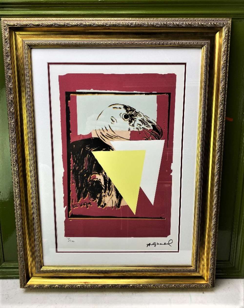 Andy Warhol &#8211; (1928-1987) &#8220;Albatross&#8221; Numbered Lithograph