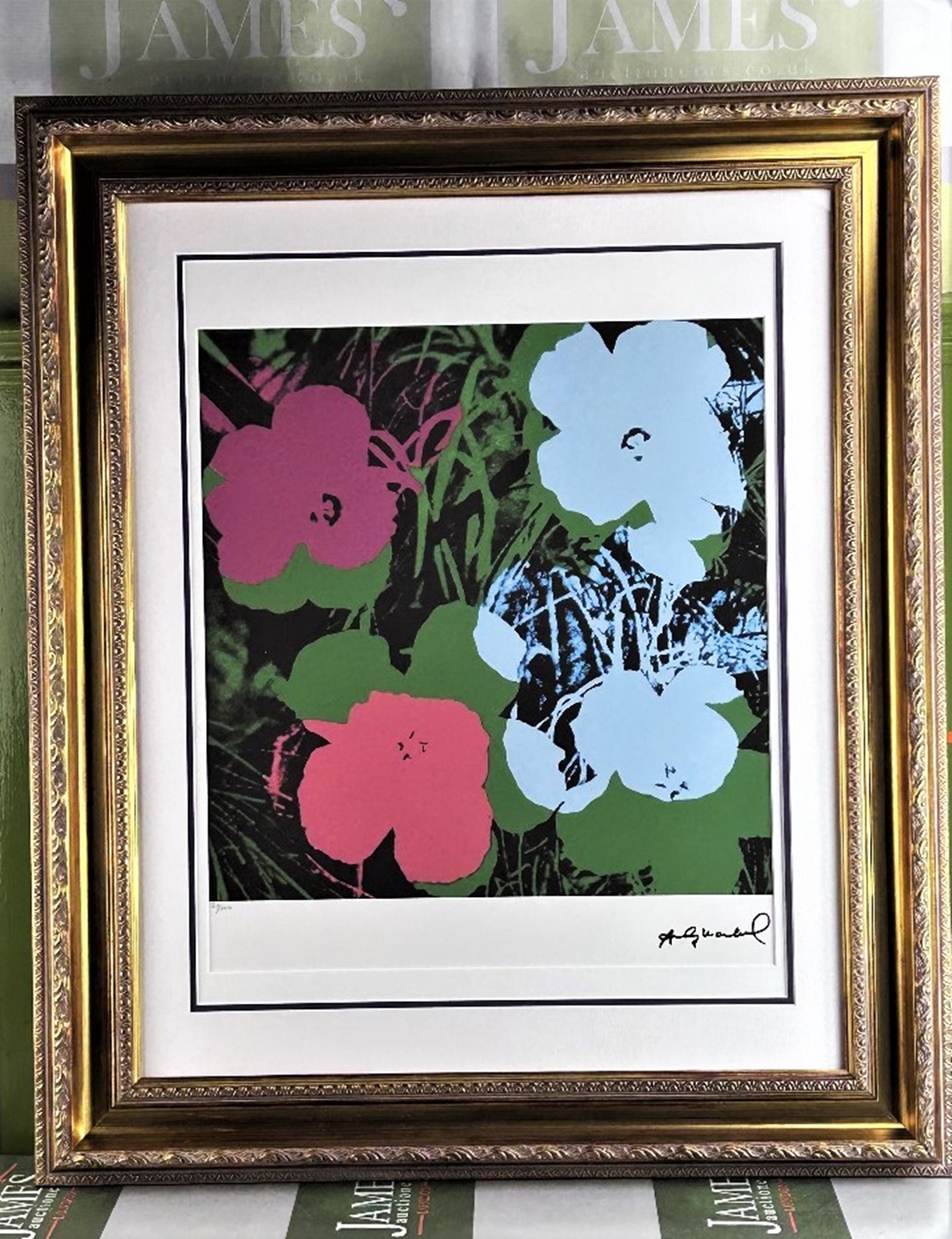 Andy Warhol &#8211; (1928-1987) &#8220;Flowers&#8221; Lithograph
