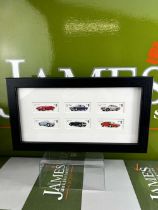 British Car Legends -1st Class Stamps Framed Edition