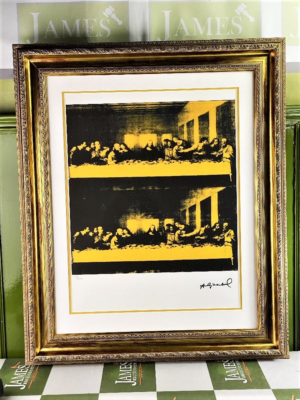 Andy Warhol &#8211; (1928-1987) &#8220;Last Supper&#8221; Numbered Lithograph