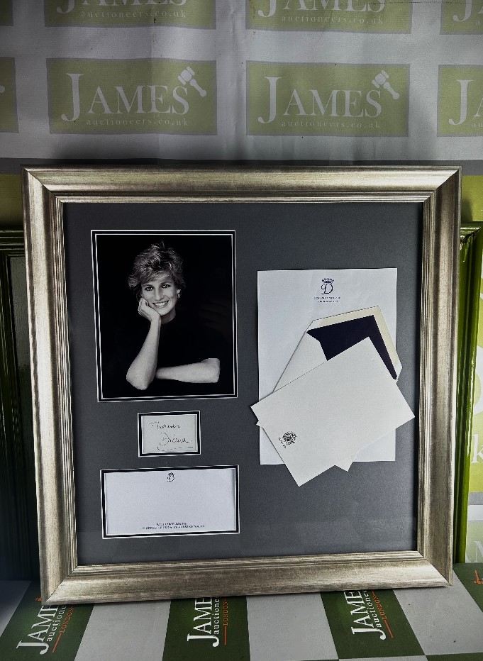Lady Diana Spencer &#8211; One of a Kind Signed Montage. - Image 8 of 8