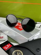 Ray-Ban Sunglasses Black Round Double Bridge Black Frame Edition