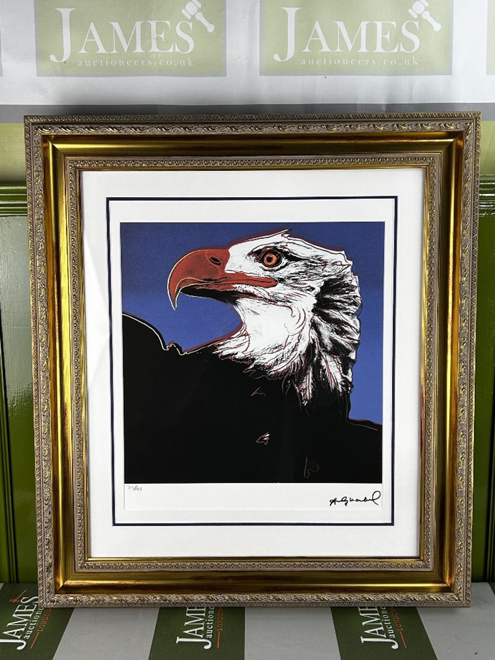 Andy Warhol &#8211; (1928-1987) &#8220;Eagle&#8221; Numbered Lithograph