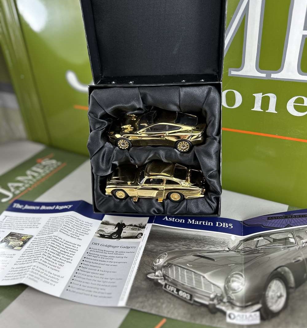 James Bond 007 Special Edition 40th Anniversary Gold Aston Martin`s - Image 7 of 7