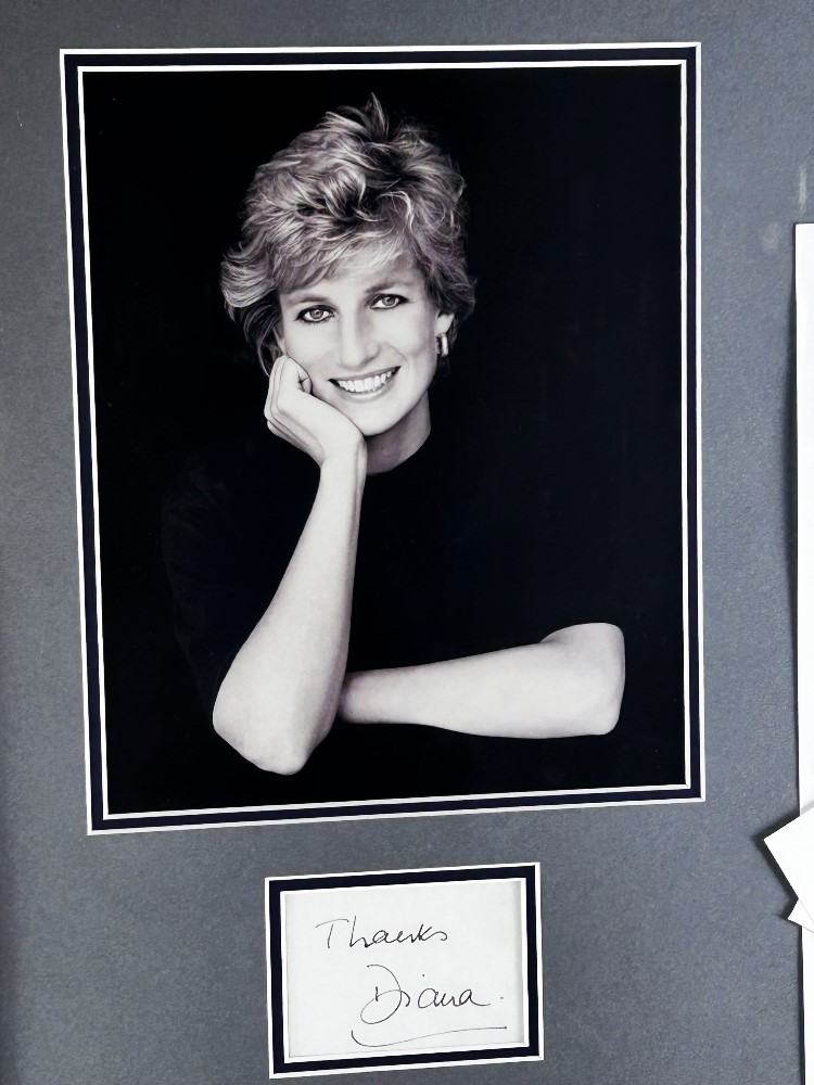 Lady Diana Spencer &#8211; One of a Kind Signed Montage. - Image 7 of 8