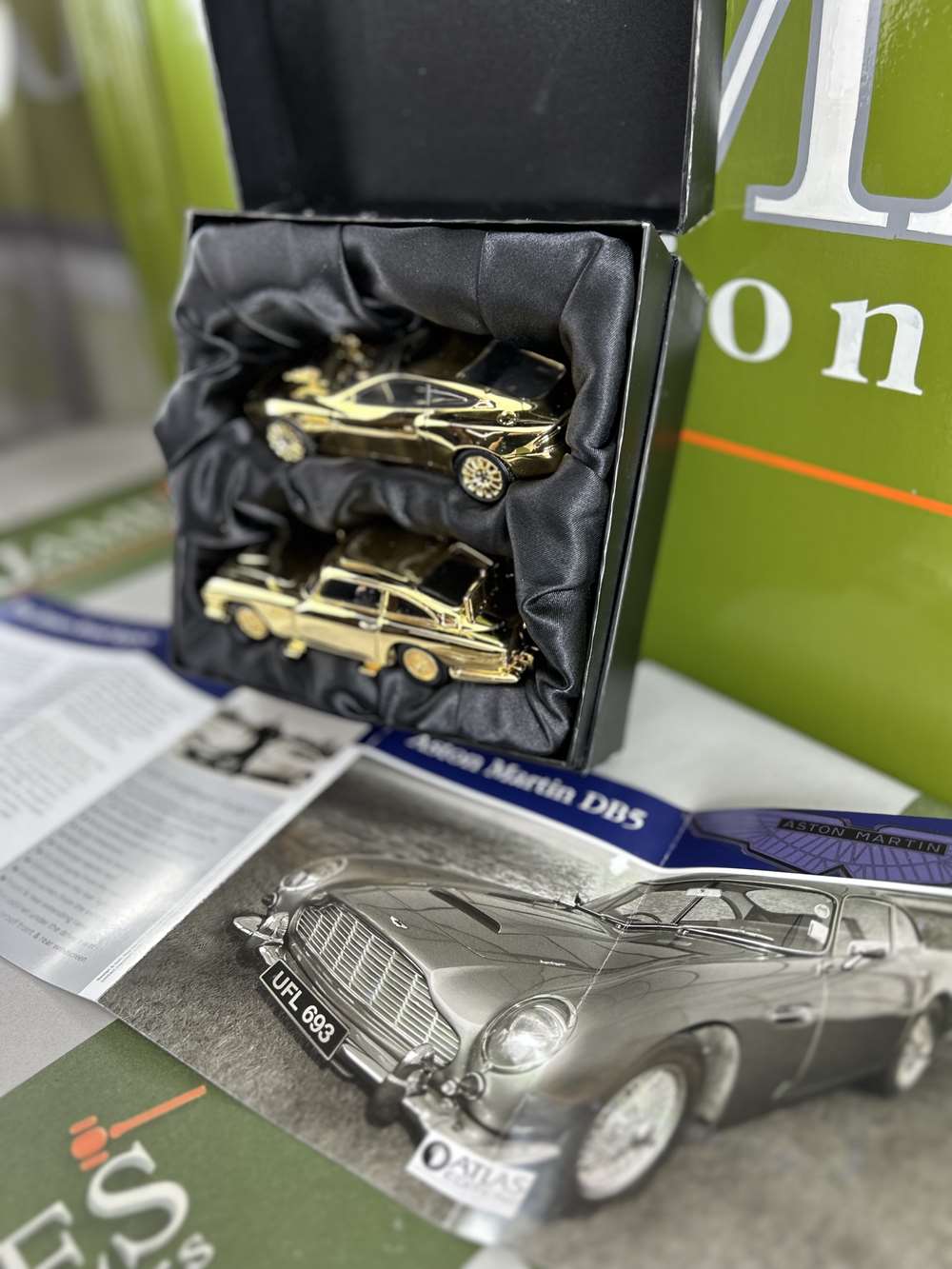 James Bond 007 Special Edition 40th Anniversary Gold Aston Martin`s - Image 3 of 7
