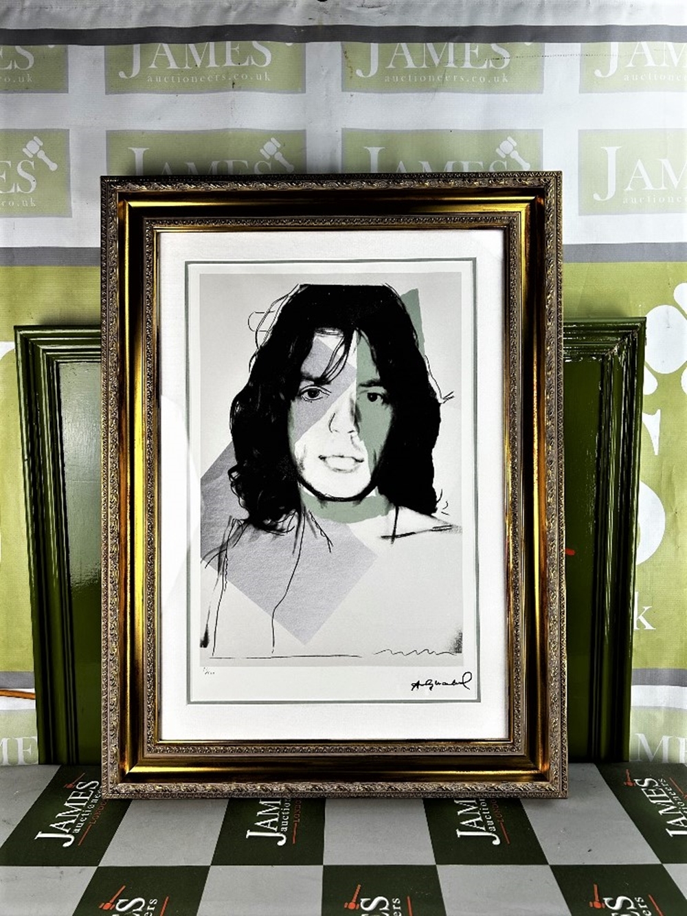 Andy Warhol-(1928-1987) &#8220;Jagger&#8221; Numbered Lithograph