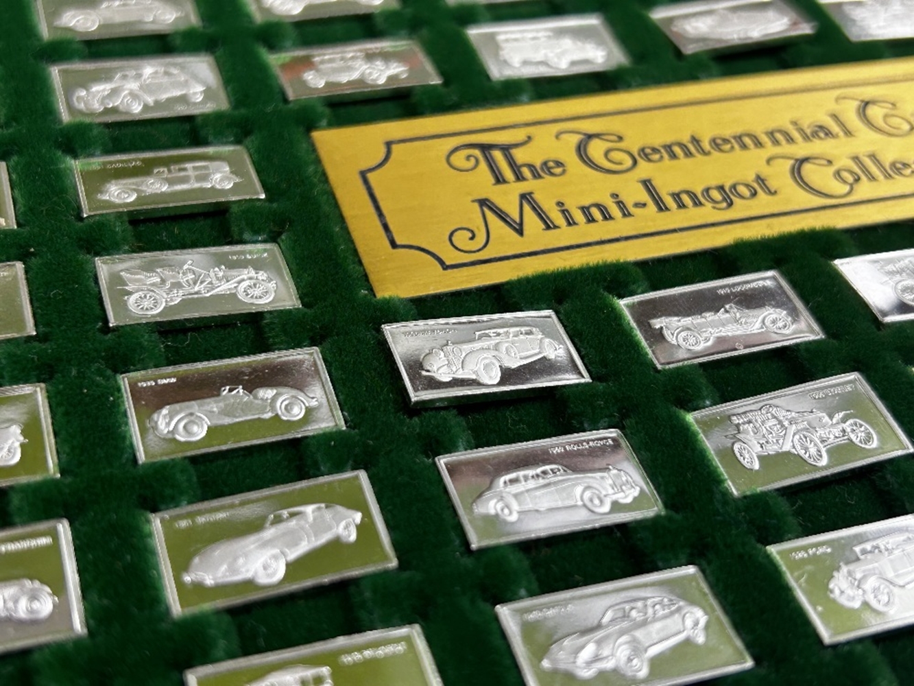 Franklin Mint &#8211; The Centennial Car Silver Mini Ingot Collection - Image 11 of 12