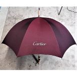 Cartier Paris &#8211; Umbrella Veritable Cherbourg Burgundy 100