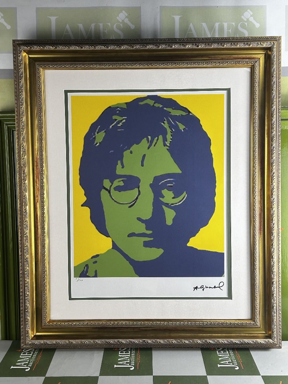 Andy Warhol &#8211; (1928-1987) &#8220;John Lennon&#8221; Numbered Lithograph - Image 2 of 8