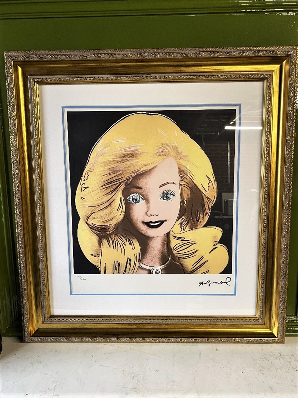Andy Warhol-(1928-1987) &#8220;Barbie&#8221; Numbered Lithograph - Image 5 of 5