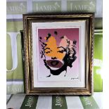 Andy Warhol &#8211; (1928-1987) &#8220;Marilyn&#8221; Numbered Lithograph