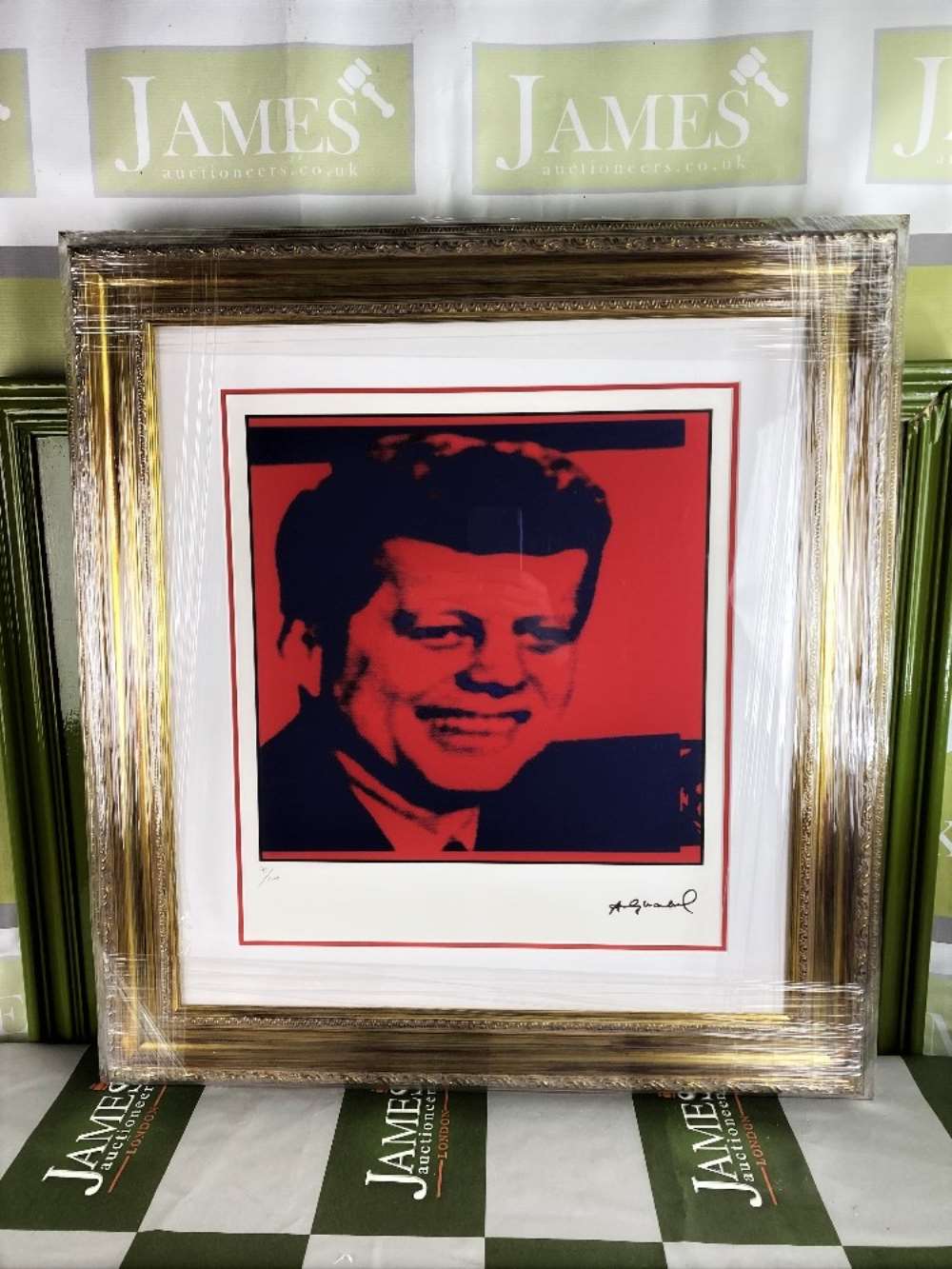 Andy Warhol (1928-1987) &#8220;Kennedy&#8221; Numbered #44/100 Lithograph - Image 8 of 8