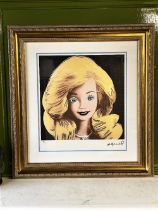 Andy Warhol-(1928-1987) &#8220;Barbie&#8221; Numbered Lithograph