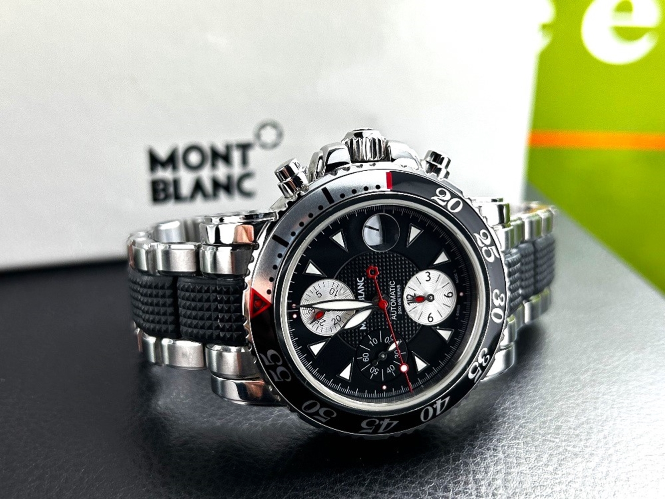 Montblanc Automatic 7034 Sports Edition Automatic Chronograph - Image 2 of 8