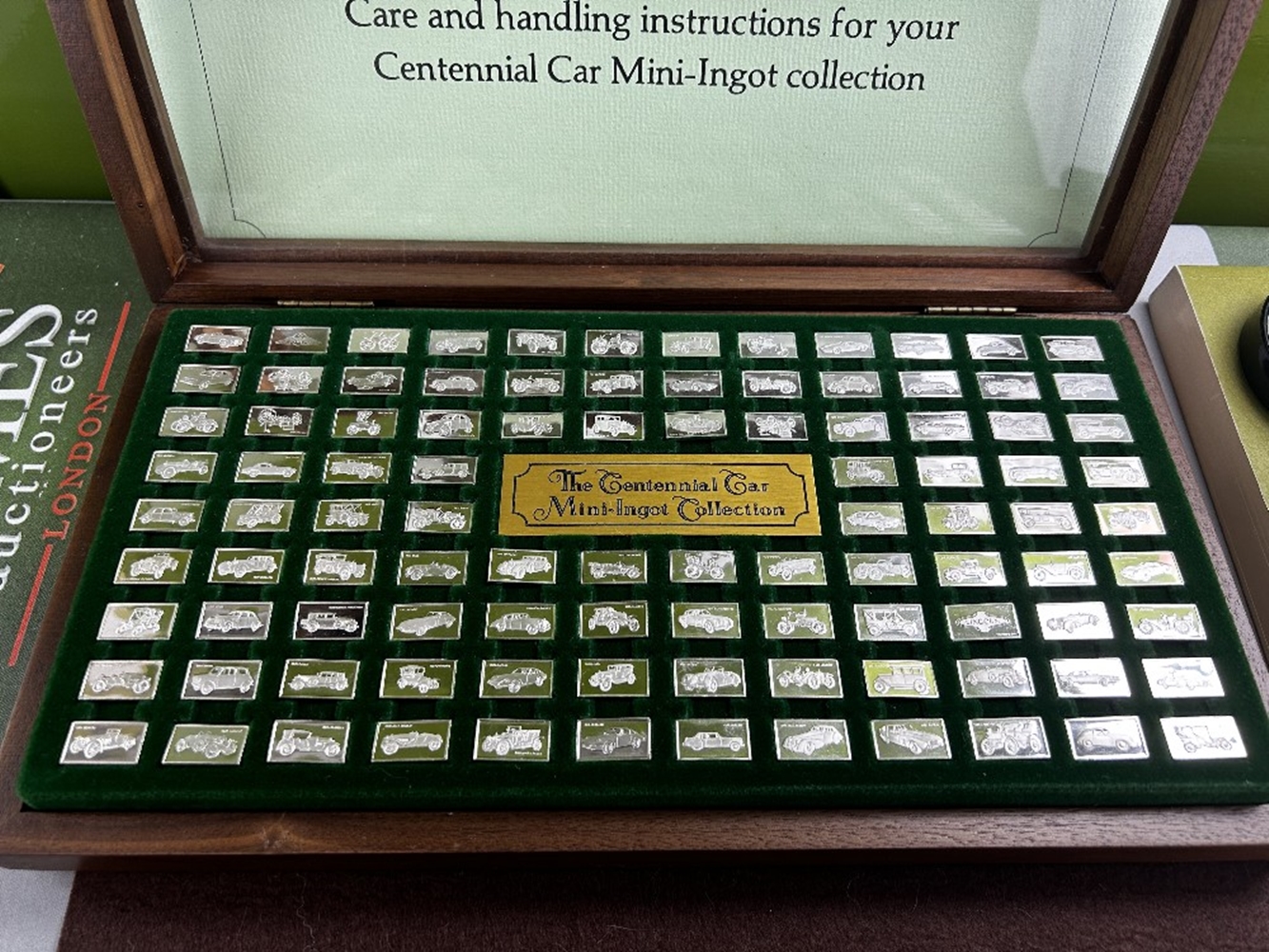 Franklin Mint &#8211; The Centennial Car Silver Mini Ingot Collection - Image 10 of 12