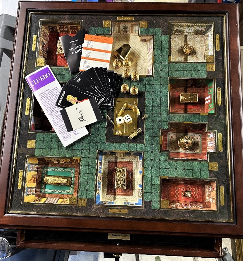 Cluedo The Franklin Mint 24 Carat Gold Plated Edition - Image 2 of 12