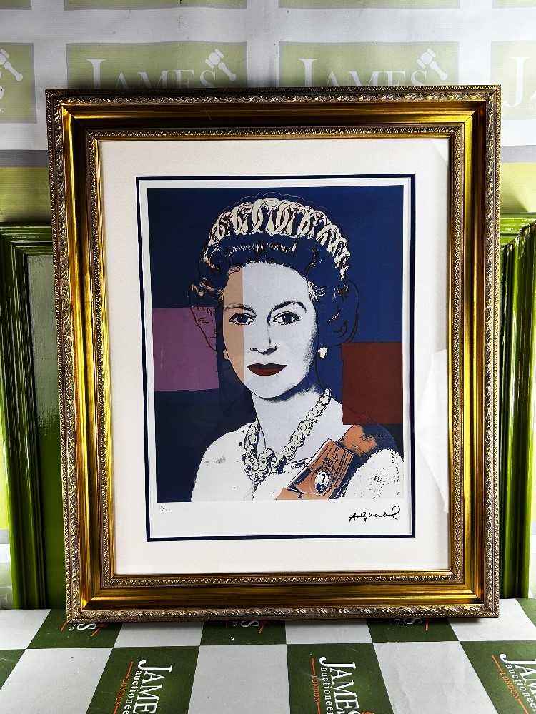 Andy Warhol-(1928-1987) Elizabeth Numbered Lithograph # 25/100