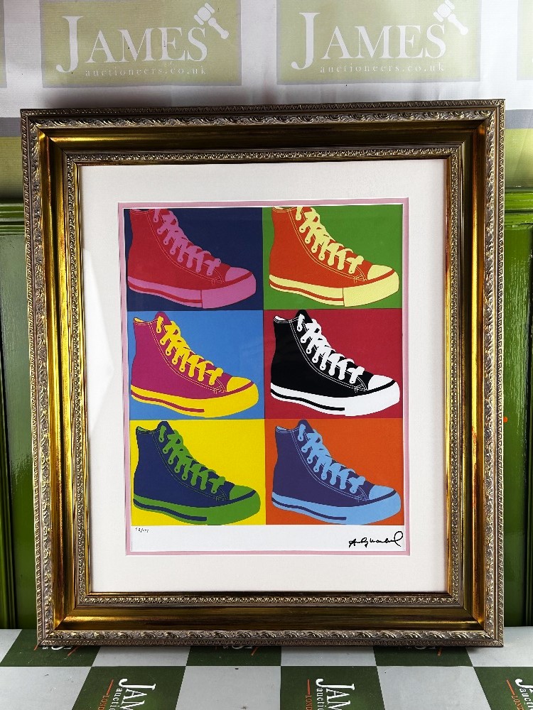 Andy Warhol-(1928-1987) Converse Numbered Lithograph - Image 7 of 7