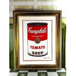 Andy Warhol-(1928-1987) Campbells Soup Numbered Lithograph