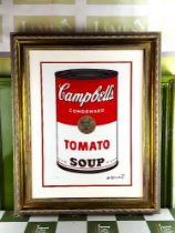 Andy Warhol-(1928-1987) Campbells Soup Numbered Lithograph