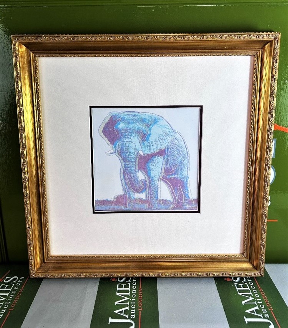 Andy Warhol (1928-1987) Endangered Species Elephant Lithograph