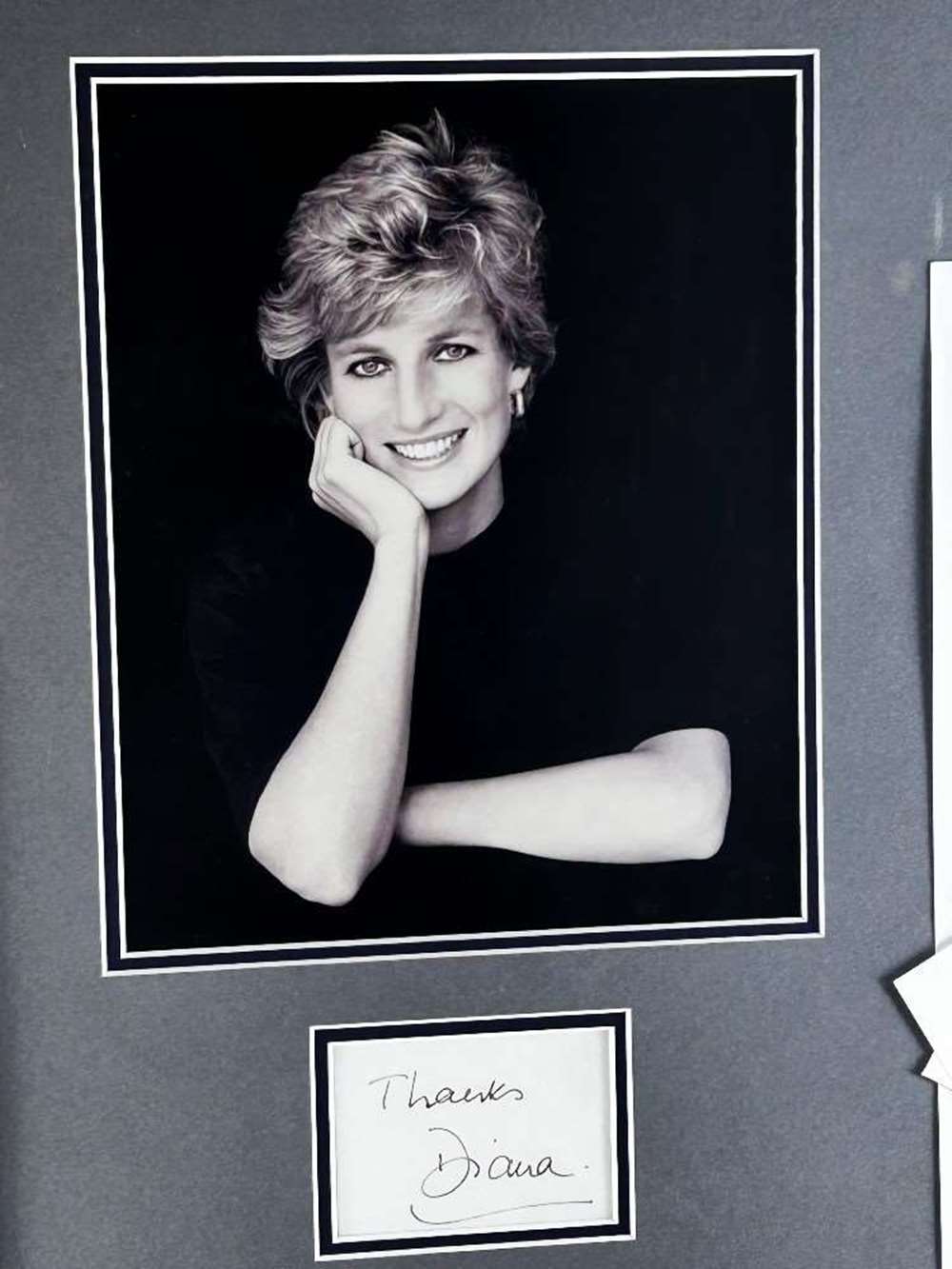 Lady Diana Spencer One of a Kind Signed Montage. - Image 5 of 6