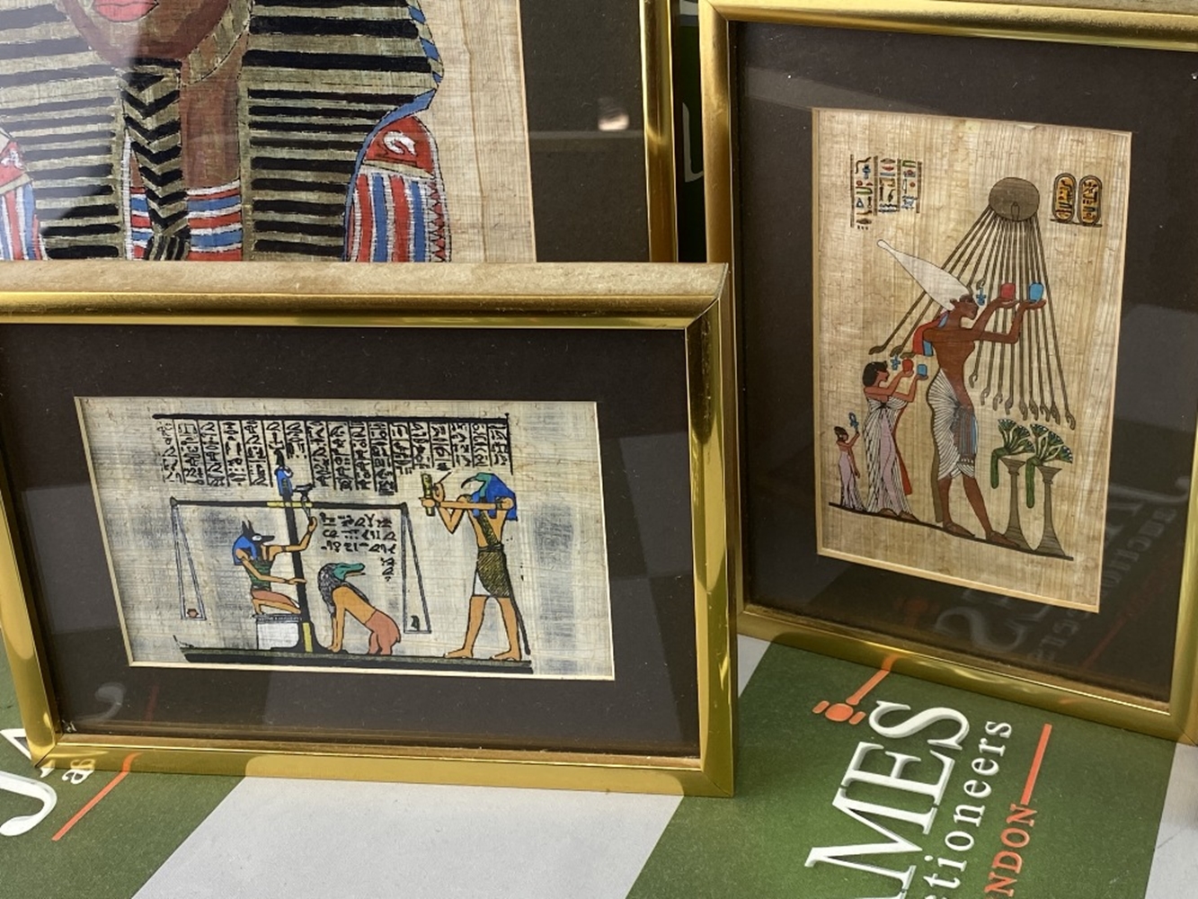 Collection of Contemporary Egpytian Prints & Hieroglyphs - Image 4 of 7