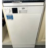 Beko SlimLine Dishwasher -Used Once To Test-As New Condition