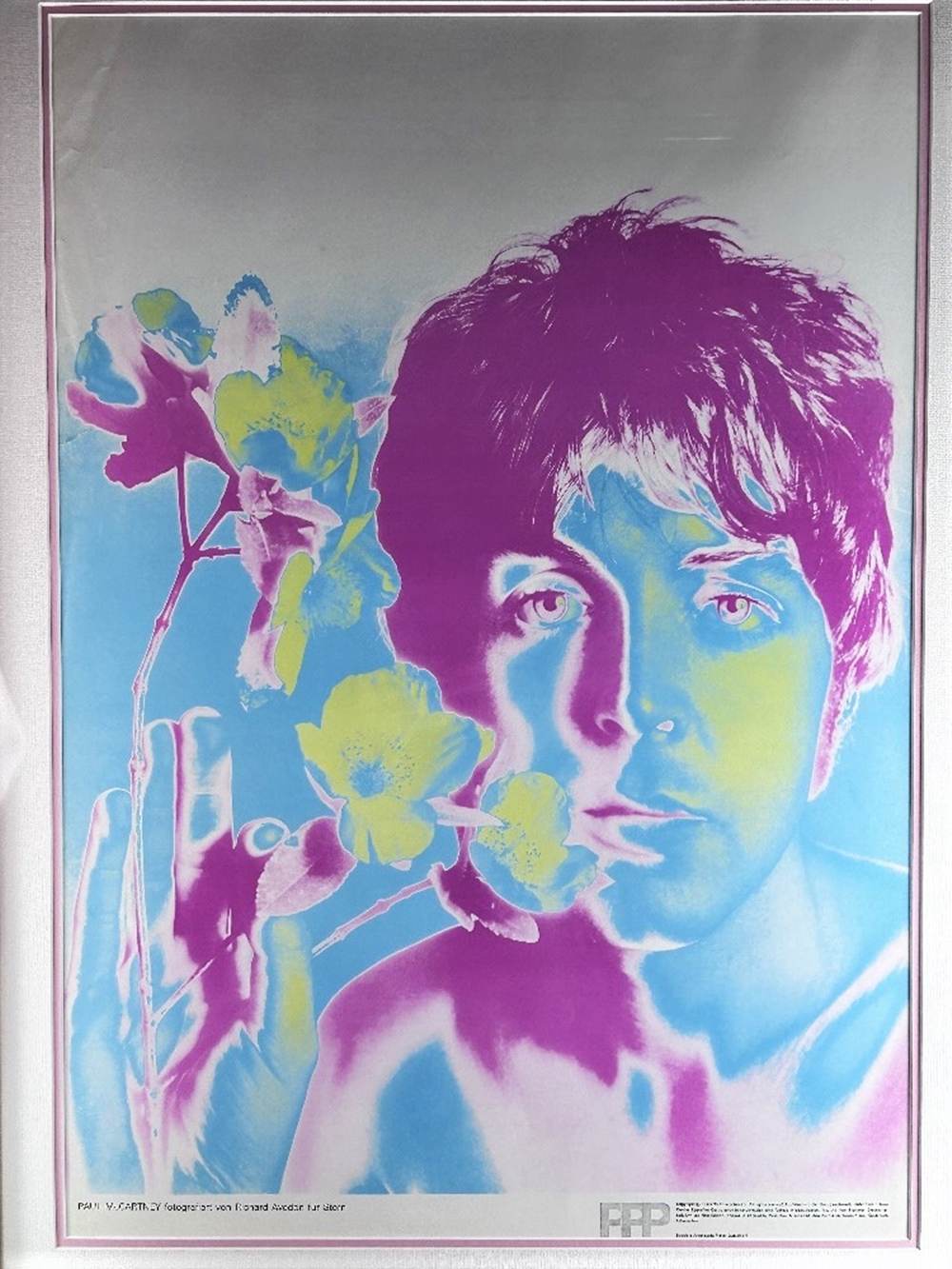 Original 1967 Vintage Paul McCartney Beatles-Richard Avedon - Image 3 of 8