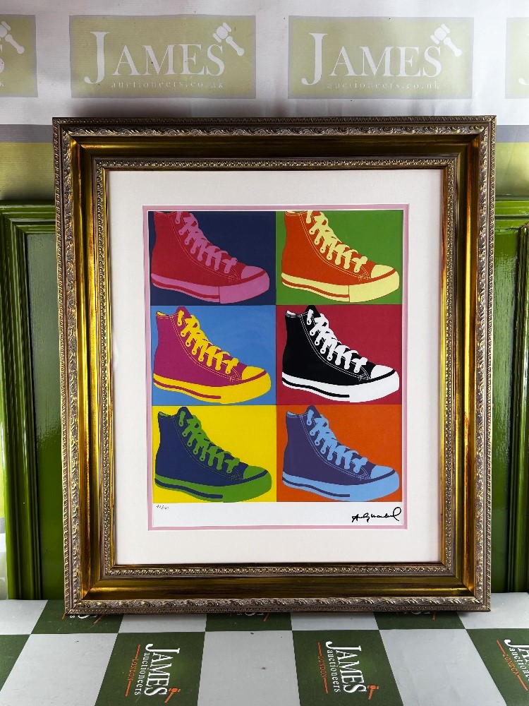 Andy Warhol-(1928-1987) Converse Numbered Lithograph
