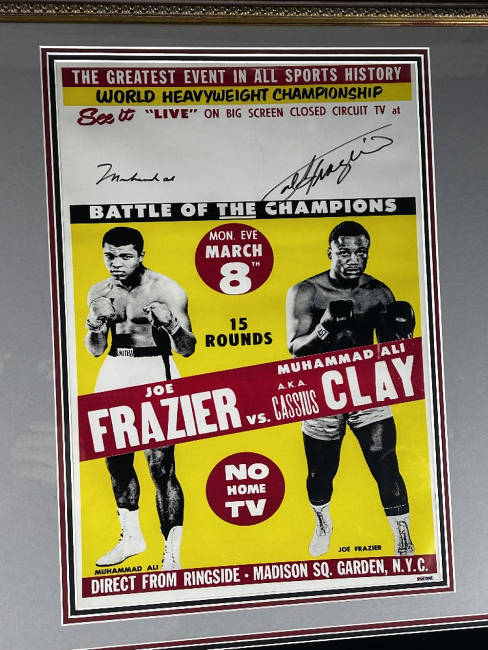 Muhammad Ali & Joe Frazier Fight Of The Century Montage - Image 6 of 9