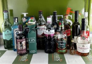 Collection of Various Alcohol Spirits Beverages